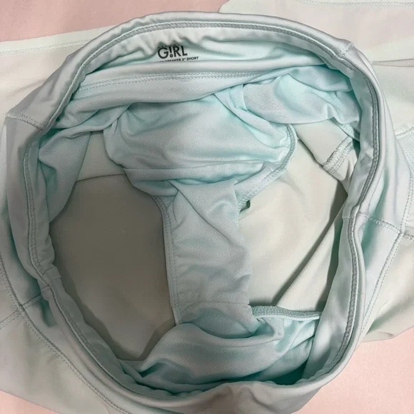 Athleta Girl Solid Record Breaker Short Oasis Blue Sz XXL/16 - Picture 12 of 16